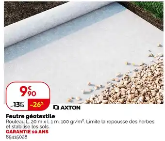 Weldom AXTON Feutre géotextile offre
