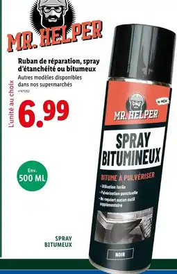 Lidl MR.HELPER Spray bitumineux offre