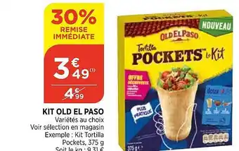 Bi1 Kit Old El Paso offre