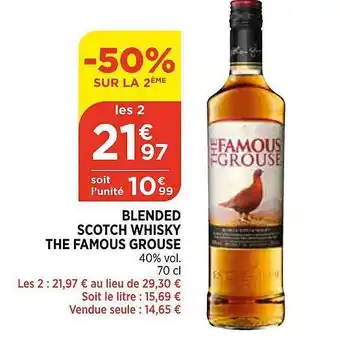Blended Scotch Whisky The Famous Grouse