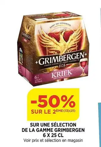 Bi1 La Gamme Grimbergen offre