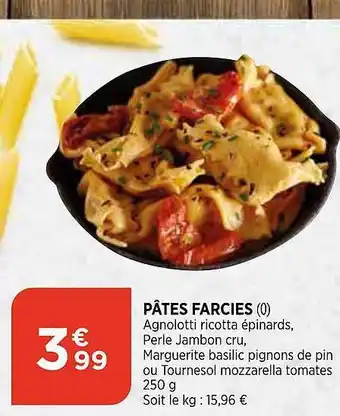 Bi1 Pâtes Farcies offre
