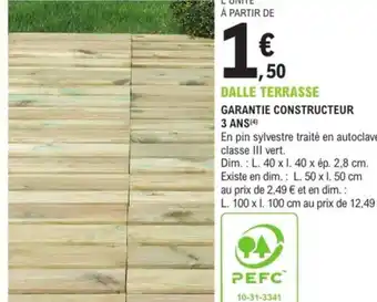 E.Leclerc Jardi Dalle terrasse offre