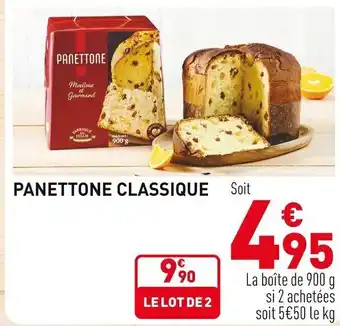 Grand Frais Panettone classique offre