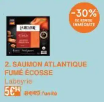 Monoprix LABEYRIE Saumon atlantique fumé écosse offre