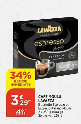Bi1 Café Moulu Lavazza offre
