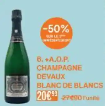 Monoprix A.o.p. champagne devaux blanc de blancs offre