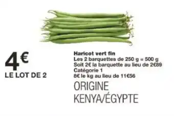 Monoprix Haricot vert fin offre