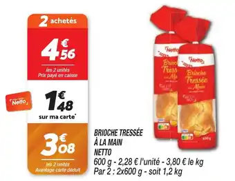 Netto Brioche tressée à la main netto offre