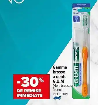 Carrefour Gamme Brosse à Dents G.u.m. offre