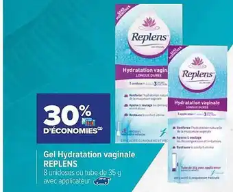 Carrefour Gel Hydratation Vaginale Replens offre