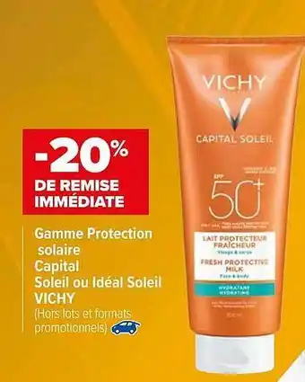 Carrefour Gamme Protection Solaire Capital Soleil Ou Idéal Soleil Vichy offre