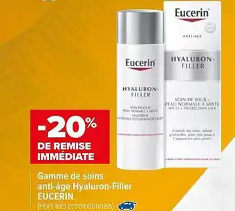 Carrefour Gamme De Soins Anti-âge Hyaluron-filler Eucerin offre