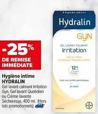 Carrefour Hygiène Intime Hydralin offre