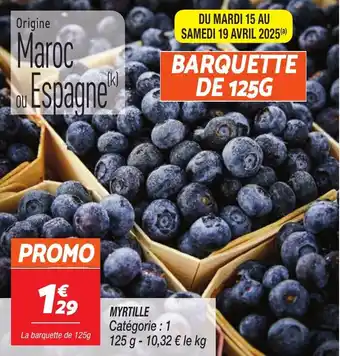 Netto Myrtille offre