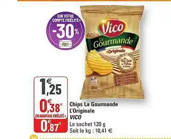 G20 Chips La Gourmande L'originale Vico offre