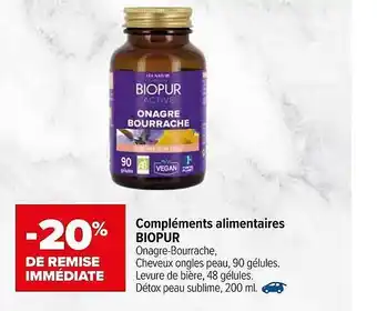 Carrefour Compléments Alimentaires Biopur offre