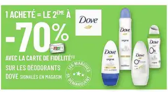 G20 Déodorants Dove offre