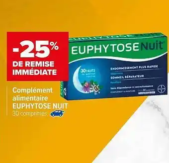 Carrefour Complément Alimentaire Eupytose Nuit offre