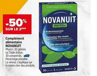 Carrefour Complément Alimentaire Novanuit offre