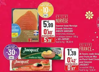 G20 Saumon Fumé Norvège Grande Sélection Breizh Saveurs , offre