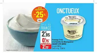 G20 Fromage à La Vanille De Madagascar Isigny Ste Mère offre