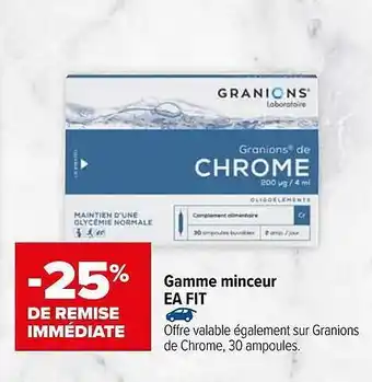 Carrefour Gamme Minceur Ea Fit offre