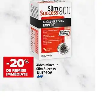 Carrefour Aides Minceur Slim Sucess Nutreov offre