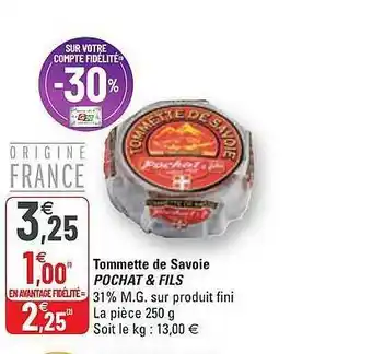 Tommette De Savoie Pochat & Fils