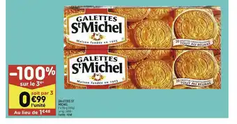 Leader Price Galettes St Michel offre