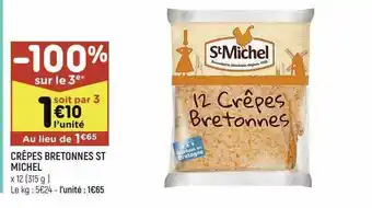 Crêpes Bretonnes St Michel