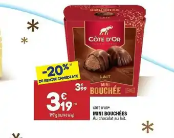 Mini Bouchées Côte D'or