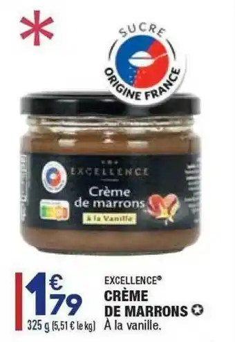 ALDI Crème De Marrons Excellence offre