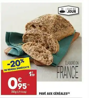 ALDI Pavé Aux Céréales offre