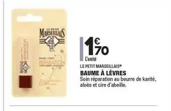 ALDI Baume à Lèvres Le Petit Marseillais offre