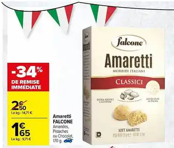 Carrefour Amaretti Falcone offre