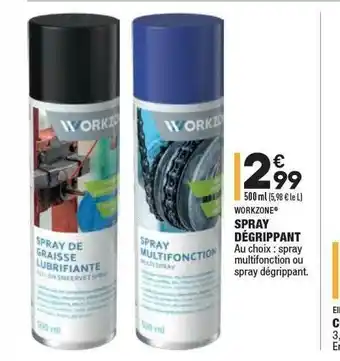 ALDI Spray Dégrippant Workzone offre