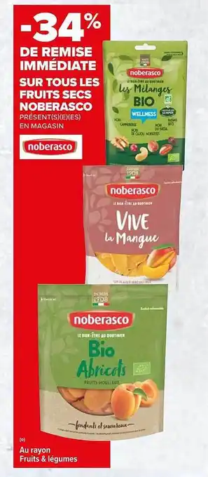 Carrefour Fruits Secs Noberasco offre