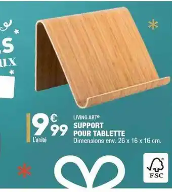 ALDI Support Pour Tablette Living Art offre