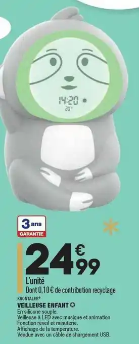 ALDI Veilleuse Enfant offre