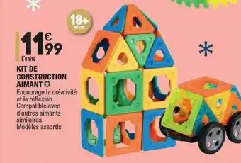 ALDI Kit De Construction Aimant offre