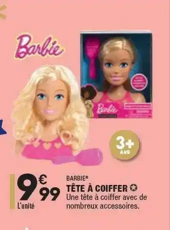 ALDI Tête à Coiffer Barbie offre
