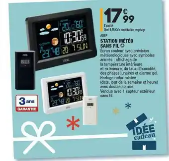 ALDI Station Météo Sans Fil Ade offre