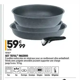 ALDI Set Tefal Ingenio offre