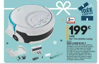 ALDI Robot Laveur De Sol Medion offre