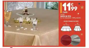 ALDI Nappe De Fête Calitex offre