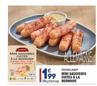 ALDI Mini Saucisses Cuites à La Bernoise épicurillades offre