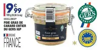 ALDI Foie Gras De Canard Entier Du Gers Igp offre
