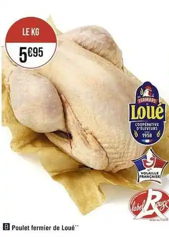 Casino Supermarchés Poulet Fermier De Loué offre