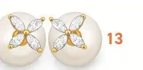 E.Leclerc Boucles perle de culture et oxydes de zirconium offre